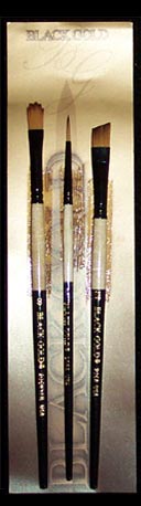 This set contains:  Filbert Wave 206 Wfil 8 Angluar 206 WA-3/8  Round 206 R 1